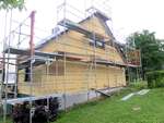 Anbringen der neuen Dämmung